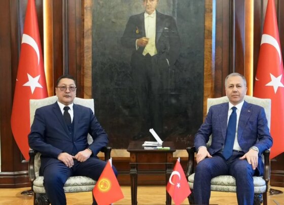 İçişleri Bakanı Ali Yerlikaya Kırgız Cumhuriyeti Acil Durumlar Bakanı ile görüştü!