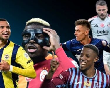 Süper Lig'de gol krallığında kıyasıya yarış: Immobile, Dzeko, Banza ve Osimhen'in kaç golü var?