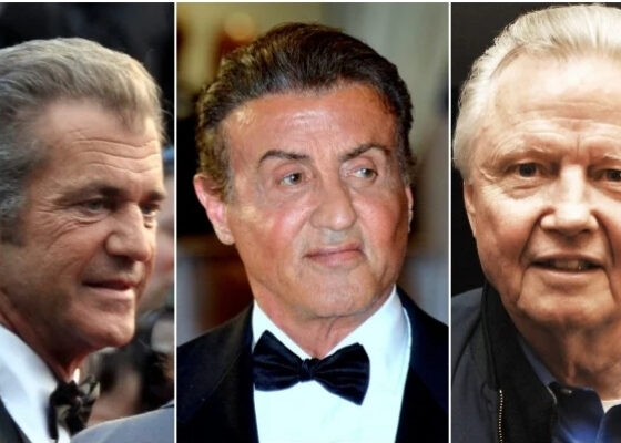 Trump, ünlü aktörler Gibson, Stallone ve Voight'ı