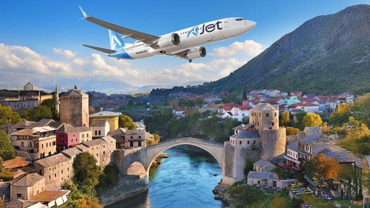 AJetten Bosna Herseke yeni hat! İstanbul–Mostar uçuşları başlıyor