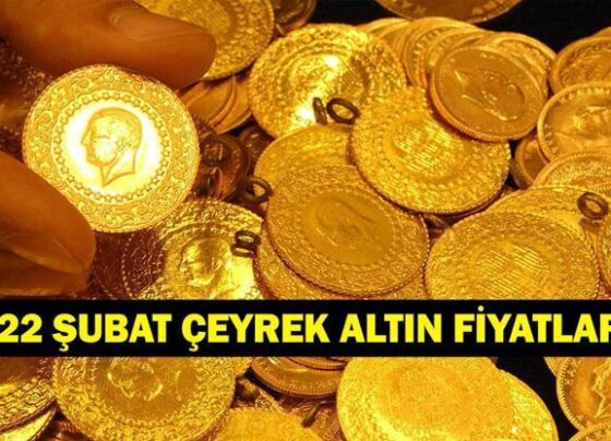 HAFTA SONU (22 ŞUBAT) ALTIN FİYATLARI: Çeyrek Altın Fiyatları Ne Gram Altın ve Cumhuriyet Altını Güncel Fiyatları Ne Kadar 22 Şubat Altın Fiyatları