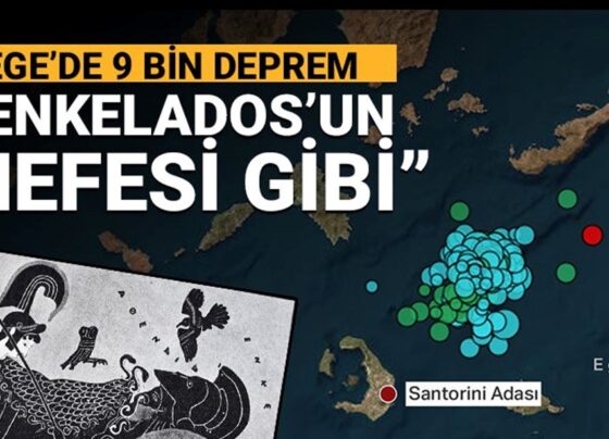 Ege'de 9 bin deprem: Depremler Enkelados'un nefesi gibi - Son Dakika Dünya Haberleri