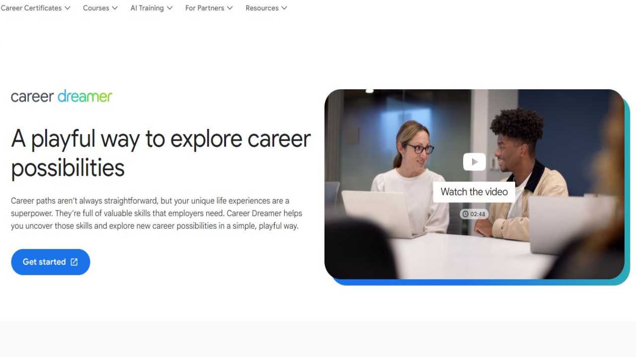 Google’den Career Dreamer yapay zeka iş bulma aracı