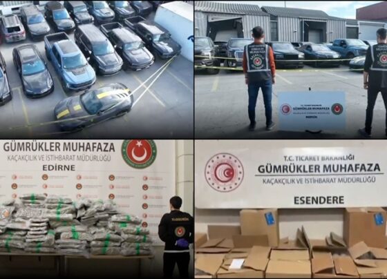 Ticaret Bakanlığı ekiplerinden operasyon: 24 lüks araç ele geçirildi
