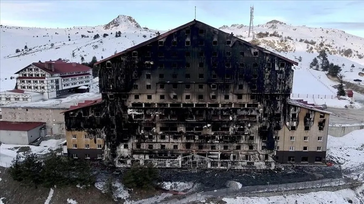 Otel yangınında tutuklu sayısı 22 oldu