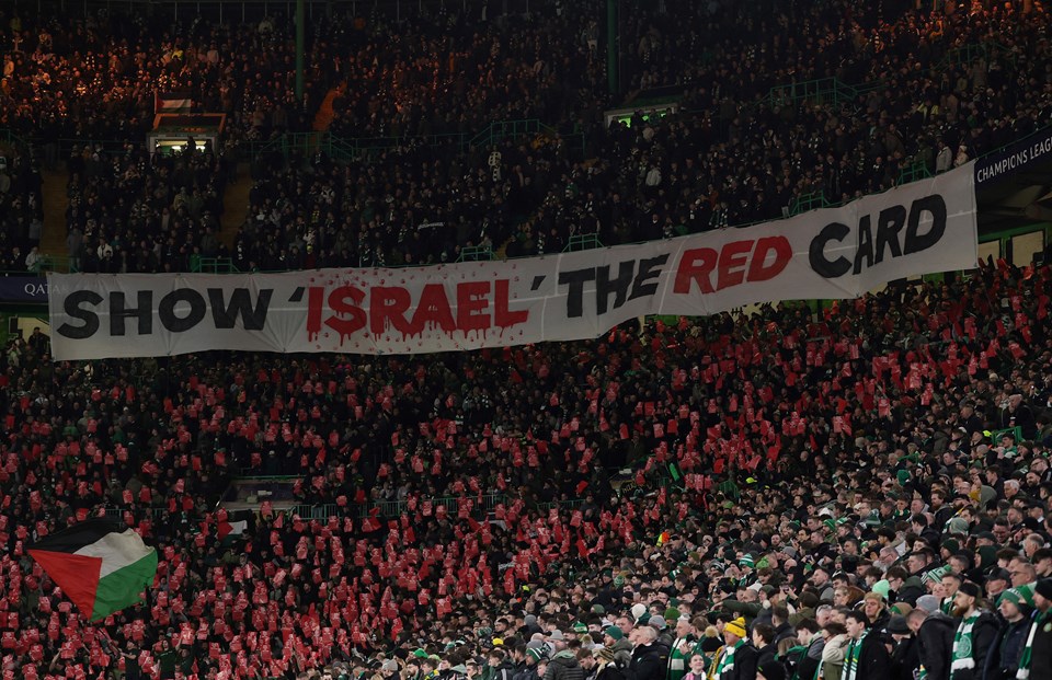 Şampiyonlar Ligi’nde daha önce ceza almışlardı: Celtic taraftarlarından İsrail’e “kırmızı kart” – Son Dakika Spor Haberleri