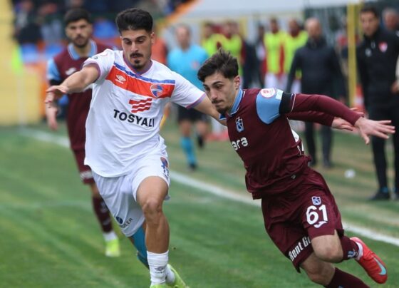Trabzonspor deplasmanda 2 puan bıraktı - Son Dakika Spor Haberleri