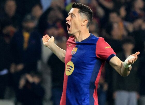 36 yaşındaki Lewandowski yıldızlaştı Barcelona ezip geçti (Şampiyonlar Ligi'nde gecenin sonuçları) - Son Dakika Spor Haberleri