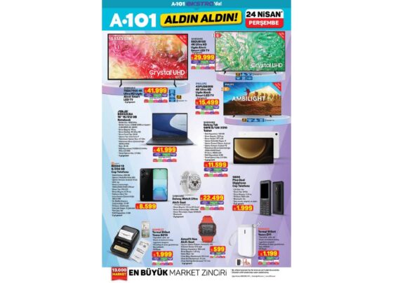 A101, Redmi 13 ve Galaxy Tab S9 FE satıyor!