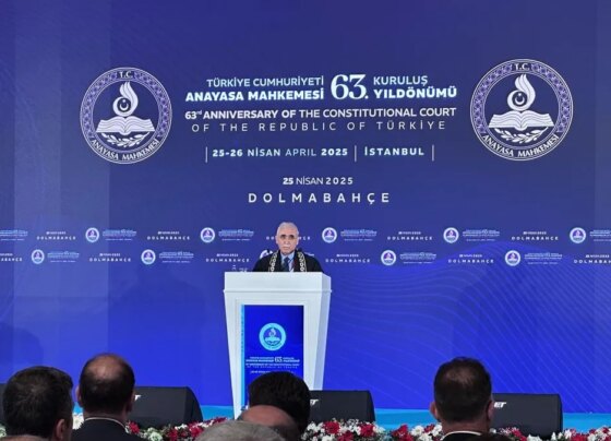 Anayasa Mahkemesi’nin 63. kuruluş yıldönümü Dolmabahçe Sarayı’nda kutlandı