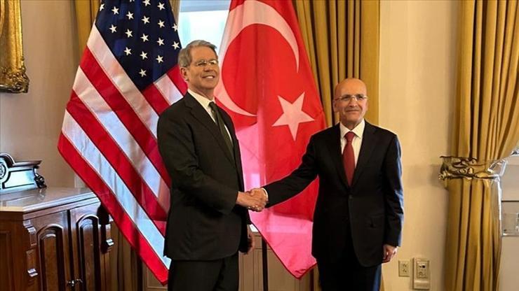Bakan Şimşek, ABD Hazine Bakanı Bessent ile görüştü