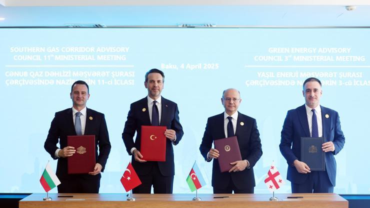 Baküde tarihi anlaşma! Türkiye, Azerbaycan, Gürcistan ve Bulgaristan imzaları attı…