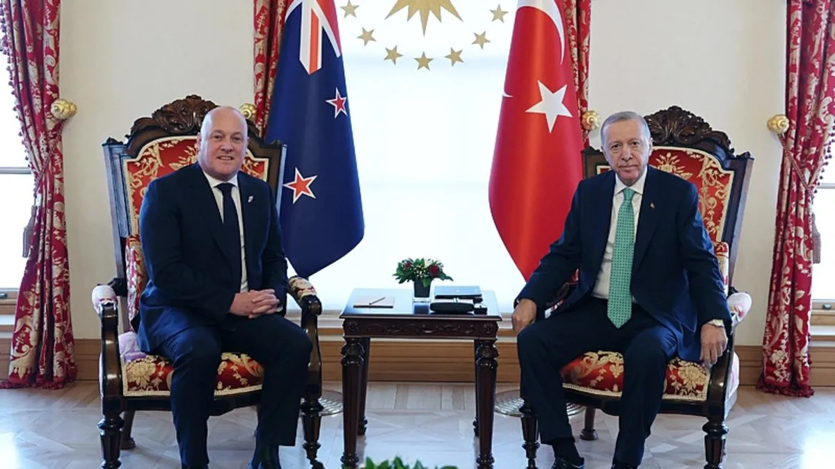 Başkan Erdoğan, Yeni Zelanda Başbakanı Luxon onuruna yemek verdi
