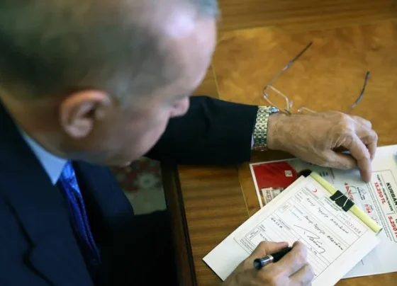 Başkan Erdoğan’dan Türk Kızılay’a kurban bağışı!