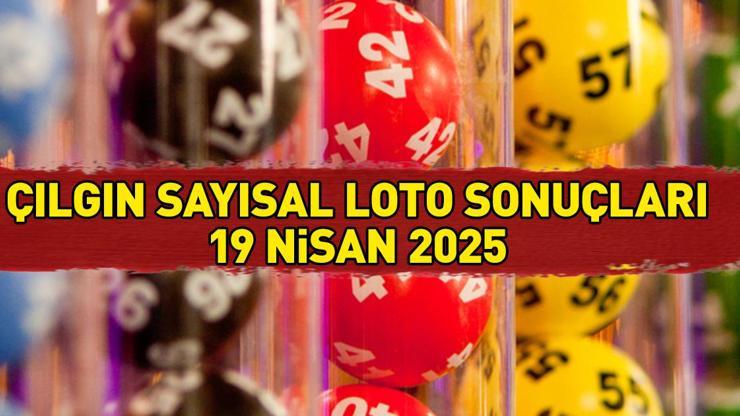 ÇILGIN SAYISAL LOTO SONUÇLARI 19 NİSAN 2025: Çılgın Sayısal Loto sonuçları açıklandı mı, nasıl öğrenilir? Sonuç sorgulama ekranı!