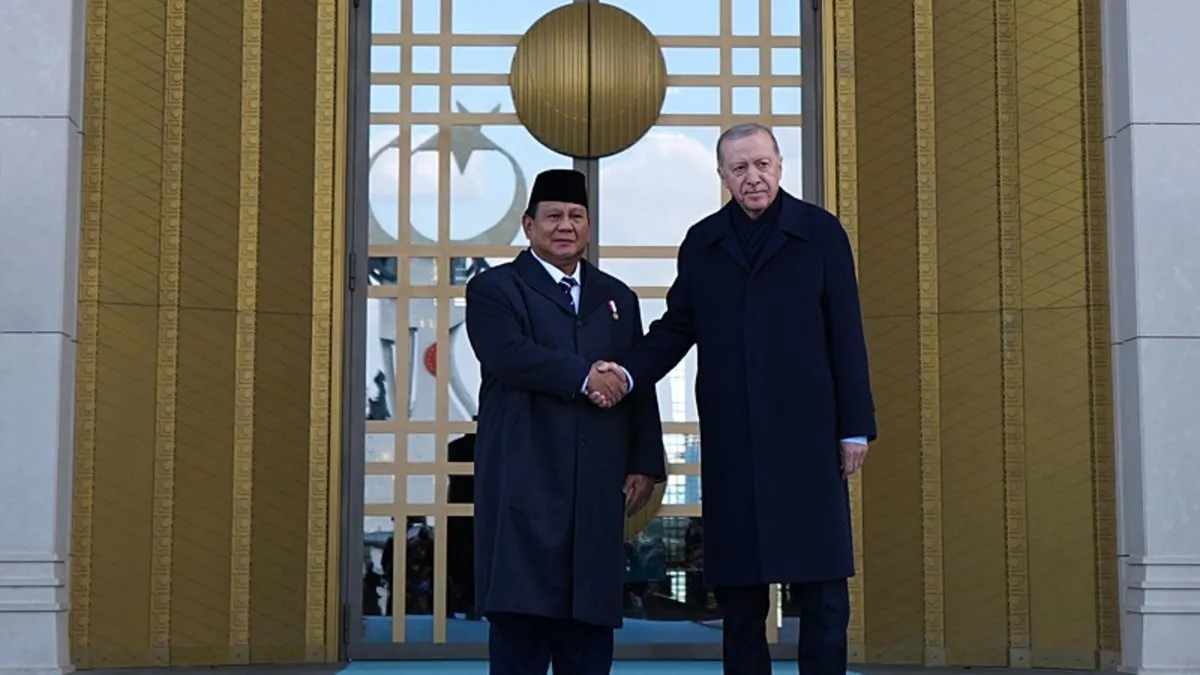 Endonezya Cumhurbaşkanı Subianto Ankara’da! Başkan Erdoğan: Ticaret hedefimiz 10 milyar dolar
