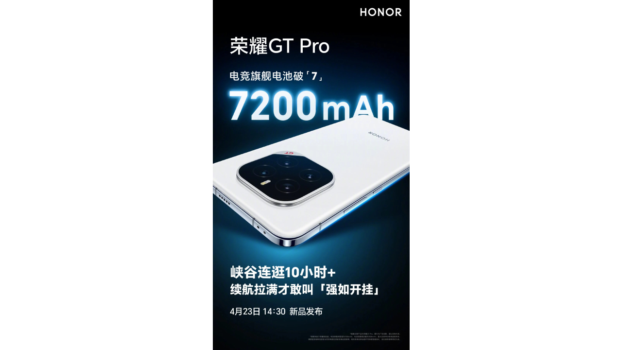 Honor GT Pro’nun devasa bataryası açıklandı!