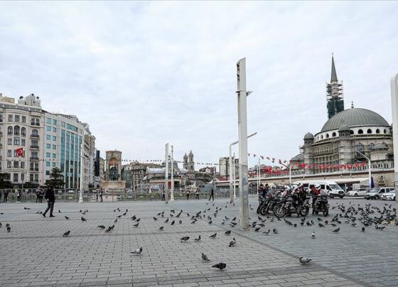 Taksim'de 1 Mayıs hazırlığı!