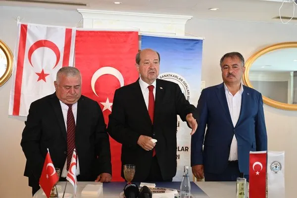KKTC Cumhurbaşkanı Tatar, “Hadi oradan sen kimsin”