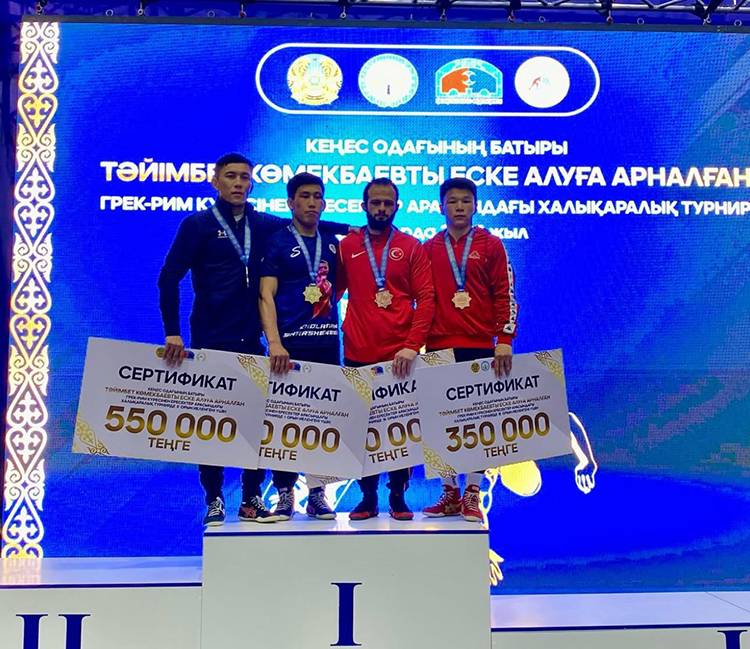 Milli güreşçilerden Kazakistan’da 2’si altın 5 madalya haberi