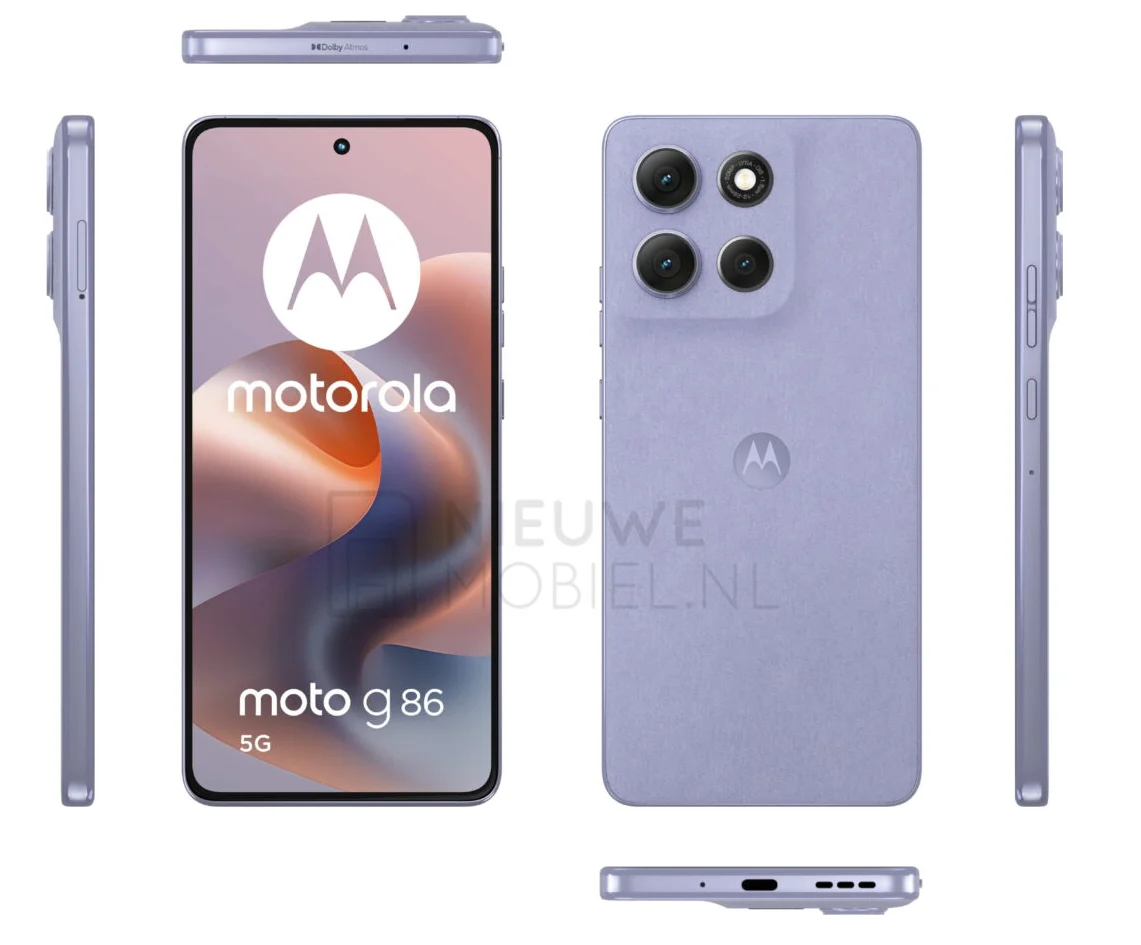 Orta segment karışacak: Moto G86 tasarımı ortaya çıktı!