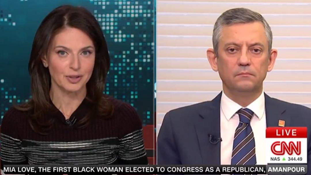 Özgür Özel, CNN International’a röportaj verdi: “İmamoğlu’nun yükselişi ve popülaritesi çok açık”