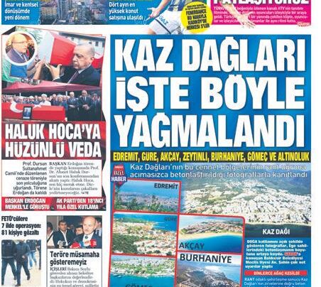 Rant uğruna yapılan çevre katliamlarını duyurduk