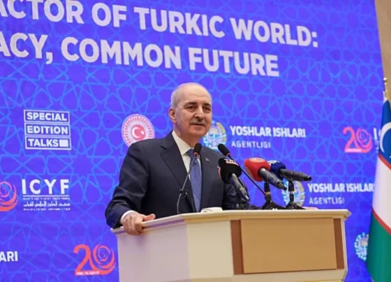 TBMM Başkanı Kurtulmuş,'Türk Dünyasının Yükselen Yıldızı Olarak Gençlik: Ortak Mirasımız, Ortak Geleceğimiz' temalı konferansta konuştu