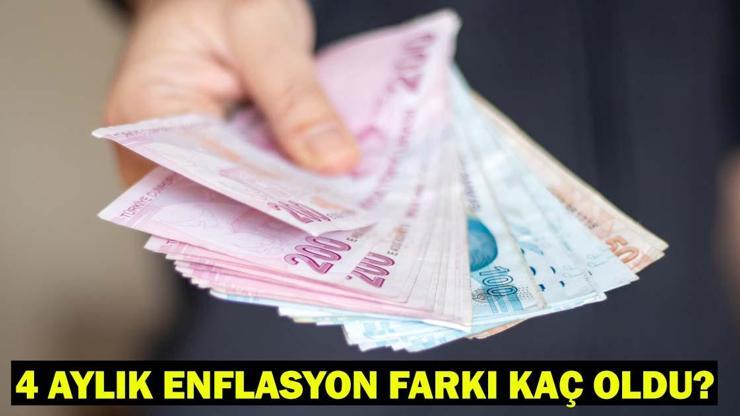 4 aylık enflasyon farkına göre 2025 Temmuz memur, emekli maaşı zammı