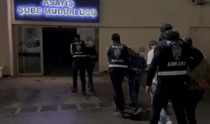 Ankara polisinden kumarcılara 'Rest'