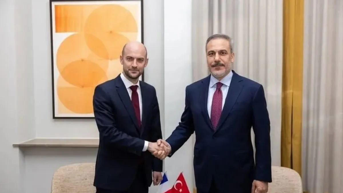 Bakan Fidan, Fransız mevkidaşı ile görüştü