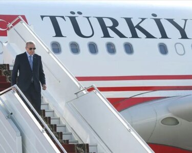 Başkan Erdoğan, Azerbaycan'dan yurda döndü
