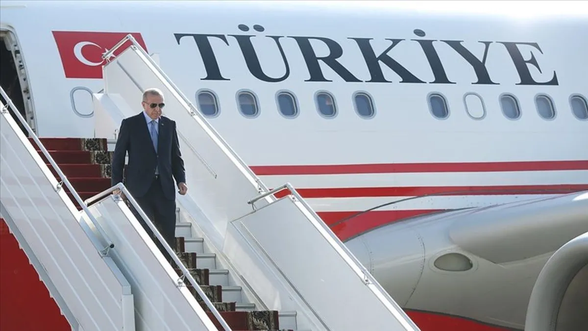 Başkan Erdoğan, Azerbaycan’dan yurda döndü