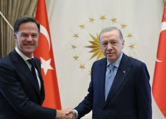 Başkan Erdoğan Rutte'yi kabul etti