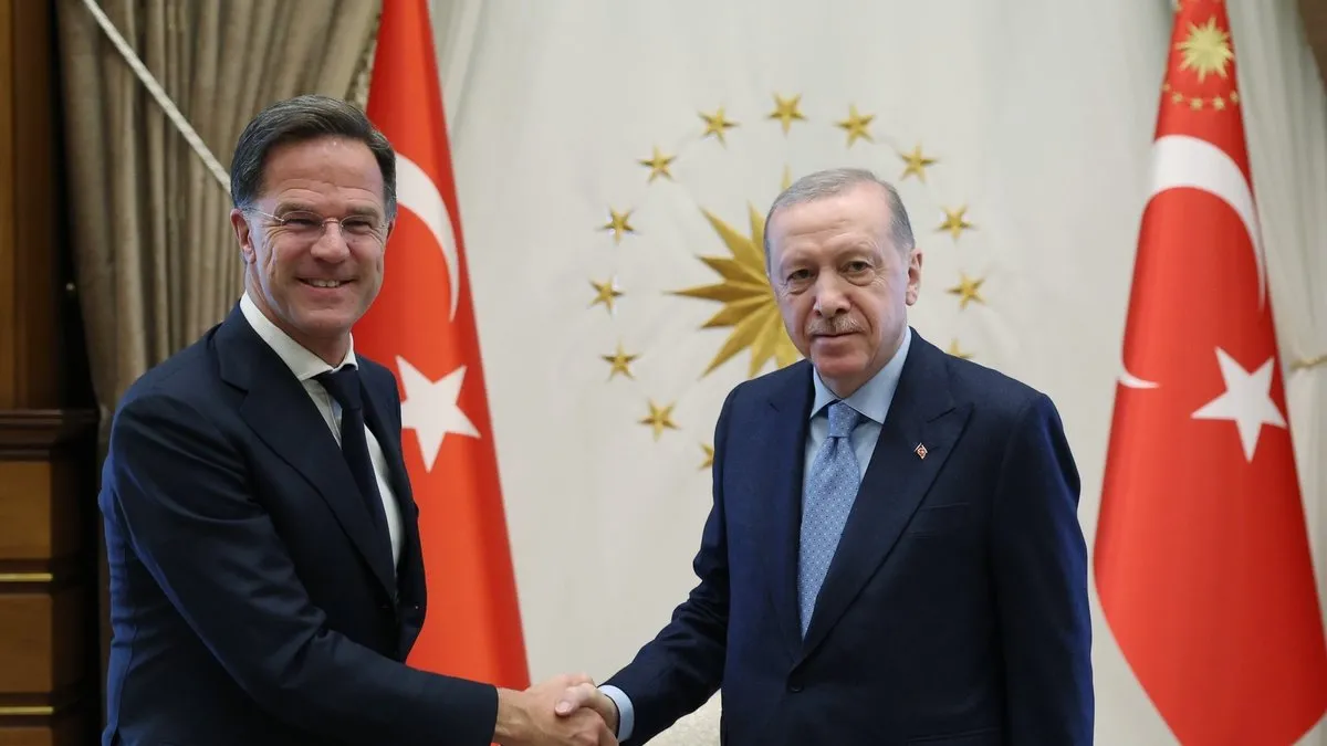 Başkan Erdoğan Rutte'yi kabul etti
