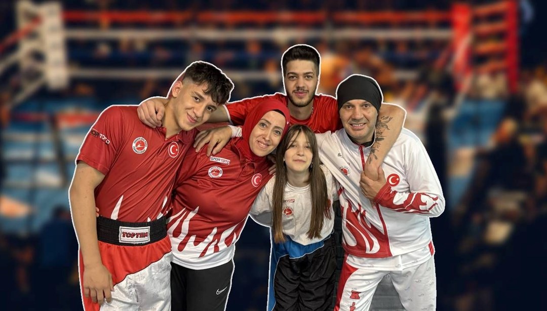 Bu ailede ringe çıkmayan yok: Anne baba 3 çocuğuyla ringlerin tozunu attırıyor – Son Dakika Spor Haberleri