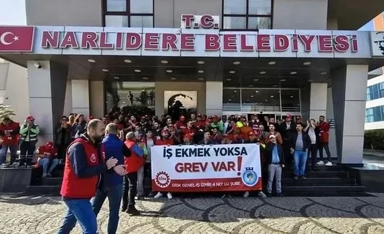 CHP'li Narlıdere Belediyesi'nde işçiler grev kararı aldı