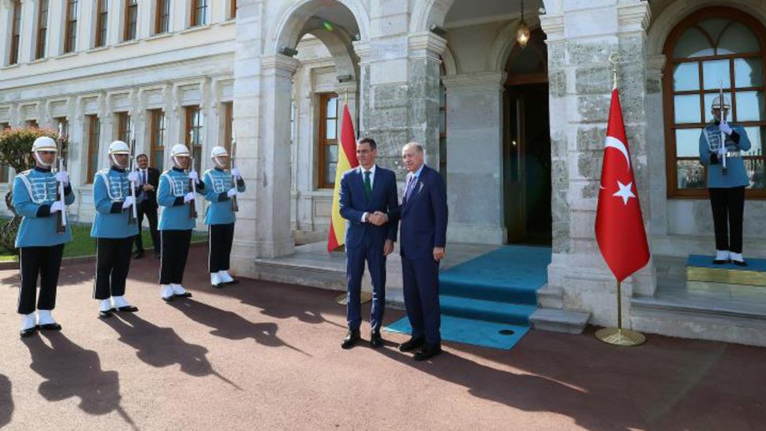 Cumhurbaşkanı Erdoğan, İspanya Başbakanı Pedro Sanchez’i kabul etti