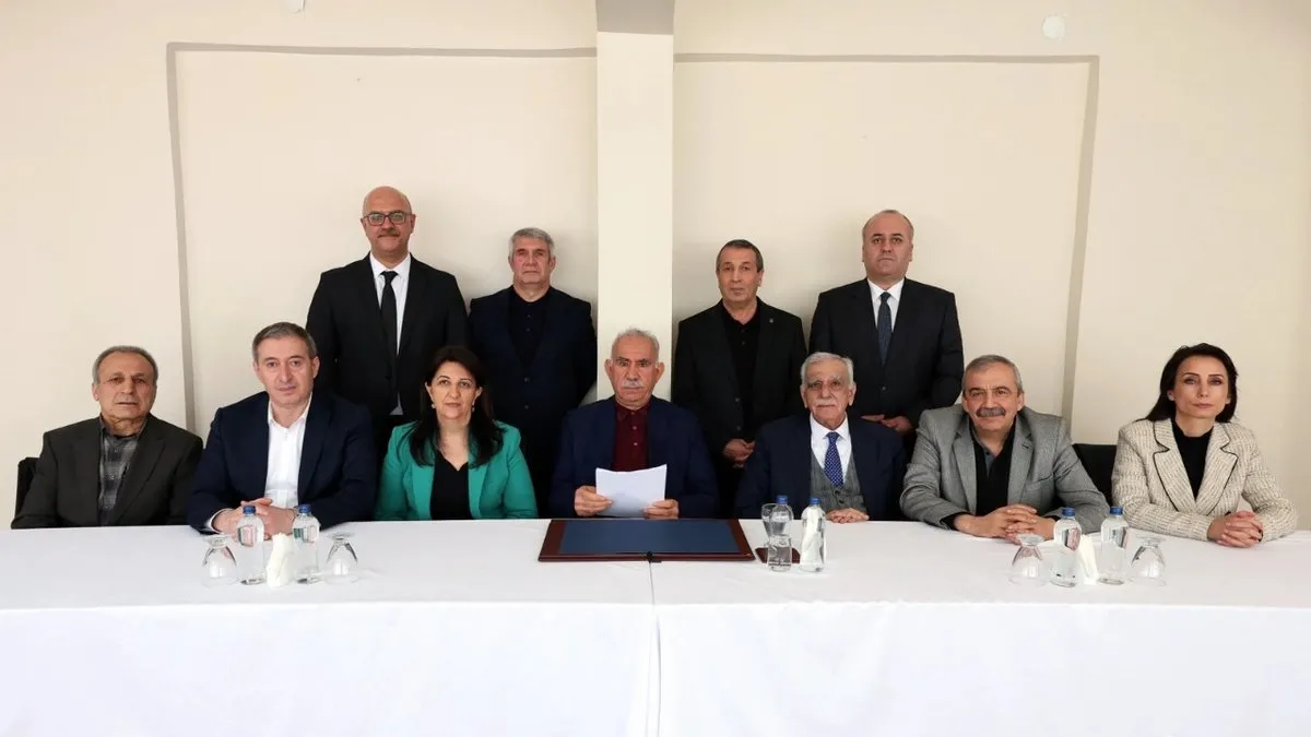 DEM Parti’den İmralı ziyareti sonrası açıklama