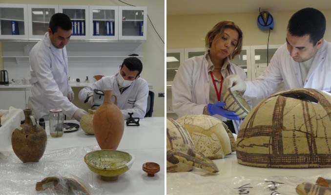 Depremde 'kırılan tarih' laboratuvarlarda hayat buluyor
