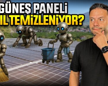 Dev güneş panelleri nasıl temizleniyor? Fabrikanın çatısında test ettik!
