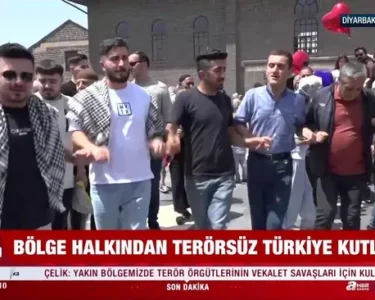 Diyarbakır’da Terörsüz Türkiye halayı: Türk Kürt kardeştir, mutluyuz umutluyuz!