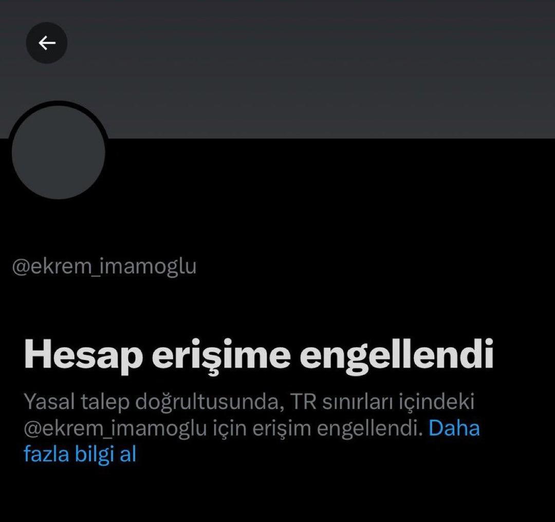 Ekrem İmamoğlu’nun X hesabına Türkiye’de erişim engeli! Mansur Yavaş’tan dikkat çeken karar