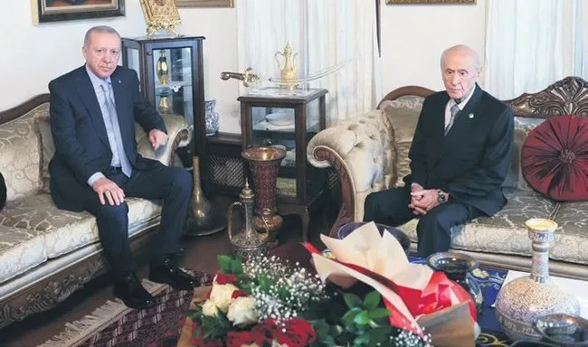 Erdoğan-Bahçeli zirvesinde gündem terörsüz Türkiye