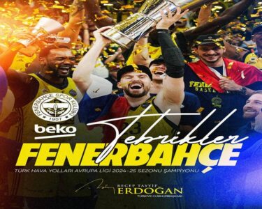 Erdoğan, Fenerbahçe Beko’yu tebrik etti haberi