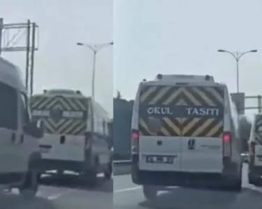 Esenyurt'ta tehlikeli araç kullanan servis sürücüsü yakalandı
