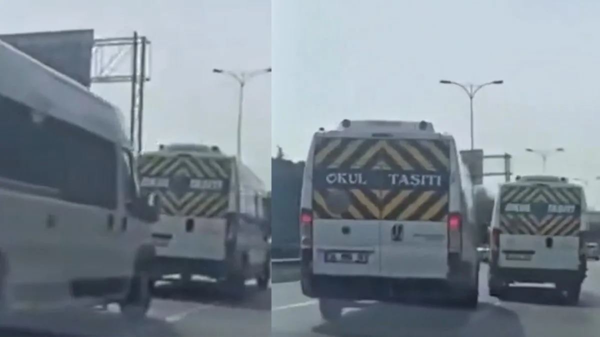 Esenyurt’ta tehlikeli araç kullanan servis sürücüsü yakalandı