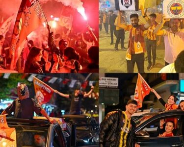 Galatasaray taraftarı sokağa döküldü