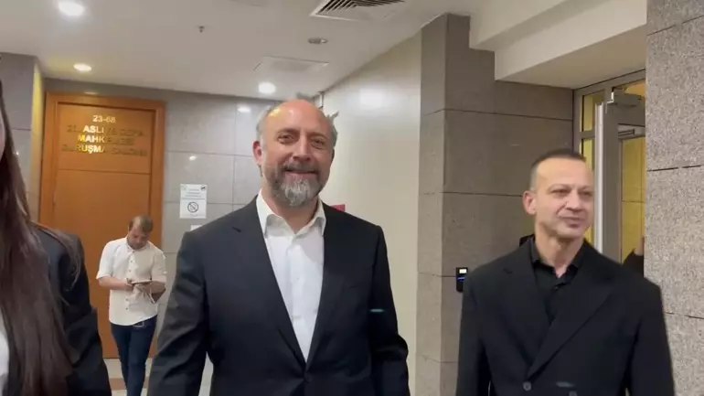Halit Ergenç ve Rıza Kocaoğlu hakim karşısında haberi
