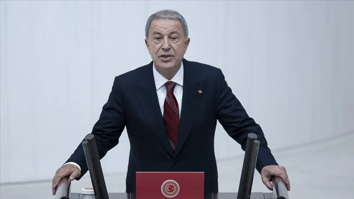 Hulusi Akar’dan terörsüz Türkiye mesajı: Milletimizi terör belasından kurtardık